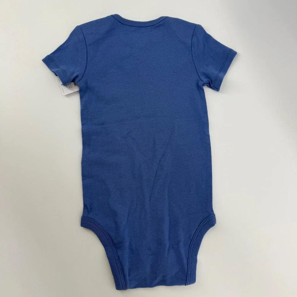 Carters Baby Boy Blue Bear Graphic Bodysuit‎ 12M Cutest Little Cuddler
